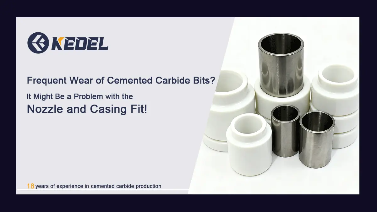 Frequent Wear of Cemented Carbide Bits? It Might Be a Problem with the Nozzle and Casing Fit!
