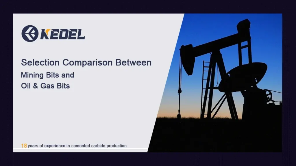 Selection Comparison Between Mining Bits and Oil & Gas Bits