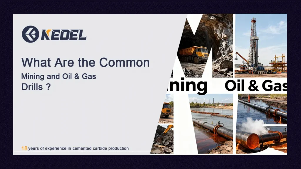 What Are the Common Mining and Oil & Gas Drills?