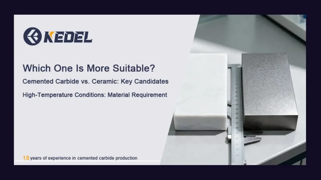Which Is More Suitable for High-Temperature Working Conditions Cemented Carbide or Ceramic